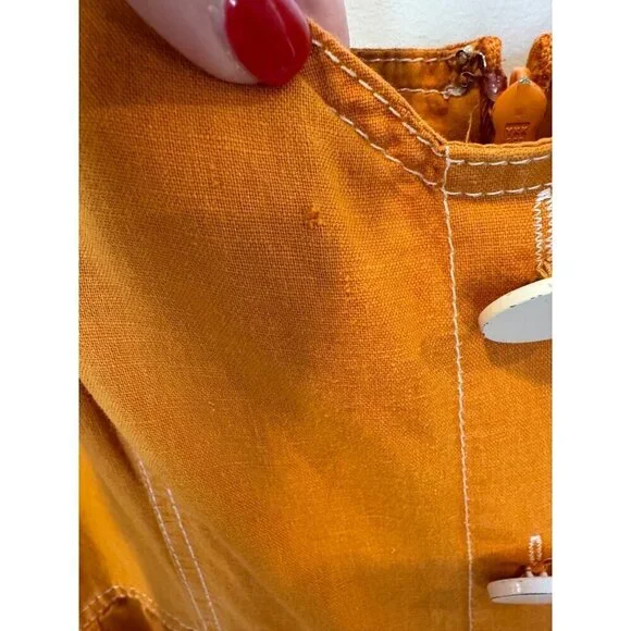 TALULAH Orange Midi Dress - Picture 8 of 14